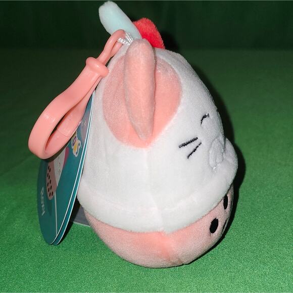 BLACK FRIDAY SALE - Squishmallows Roxy the Boba Cat Clip 3 1/2" NWT 2023 - Picture 4 of 6